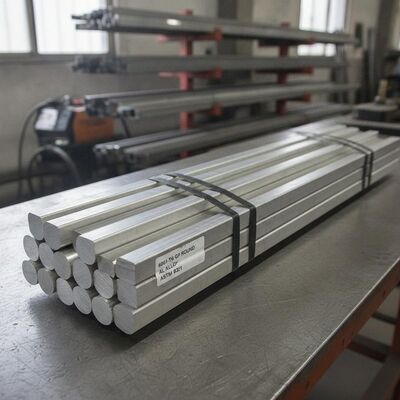 6061-T6 Barretta di alluminio rotondo Leggia di magnesio e silicio per applicazioni di saldatura strutturale