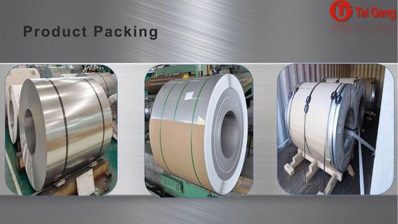 Coil di acciaio inossidabile 304 laminato a freddo con temperatura di 1/2H 3/4H H per applicazioni resistenti alla corrosione e di durezza personalizzate