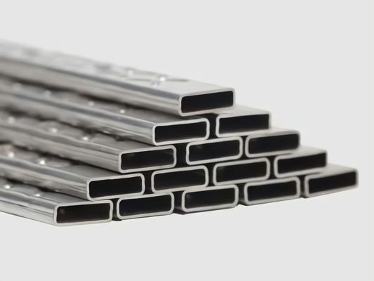 Fenditura di bordo di bordo di acciaio inossidabile sezione vuota rettangolare personalizzabile e bordi