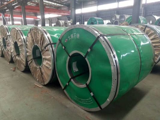 Bobina in acciaio inossidabile 304 di grado industriale con tempra 1/2H 3/4H H per parti automobilistiche resistenti alla corrosione e durezza personalizzata