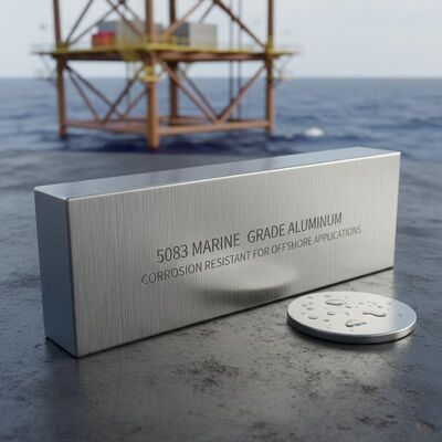 5083 Barre di alluminio di grado marino resistenti alla corrosione per applicazioni offshore