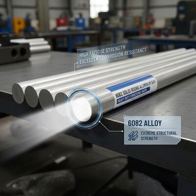 6013-T6 Barra di alluminio rotonda saldabile aerospaziale legata al-Mg-Si-Cu di resistenza superiore a 6061 per parti del telaio della fusoliera