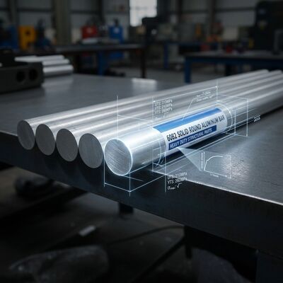 5754-H112 Barrette di alluminio rotondo di grado chimico marino Al-Mg Legatura eccellente saldabilità per applicazioni navali