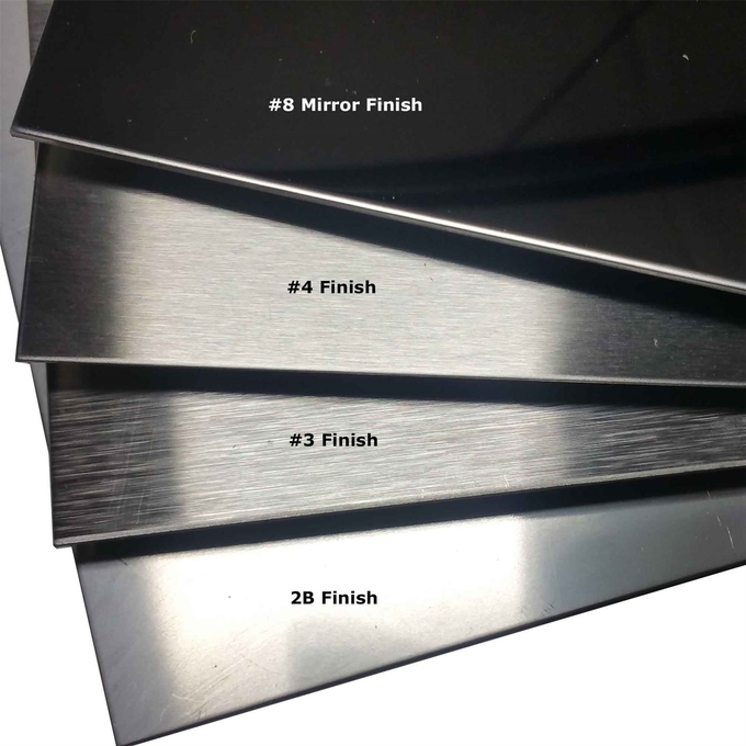 Lamiera piana 40mm di acciaio inossidabile di SS316L AISI 1100mm 4